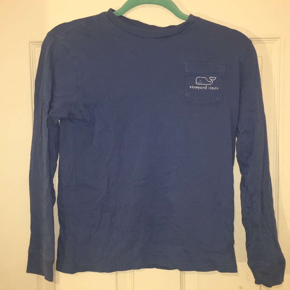 Blue vineyard vines long sleeve
